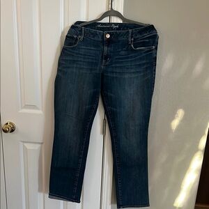 American Eagle Outfitters Blue 18 Short Strench !! Great Quality !